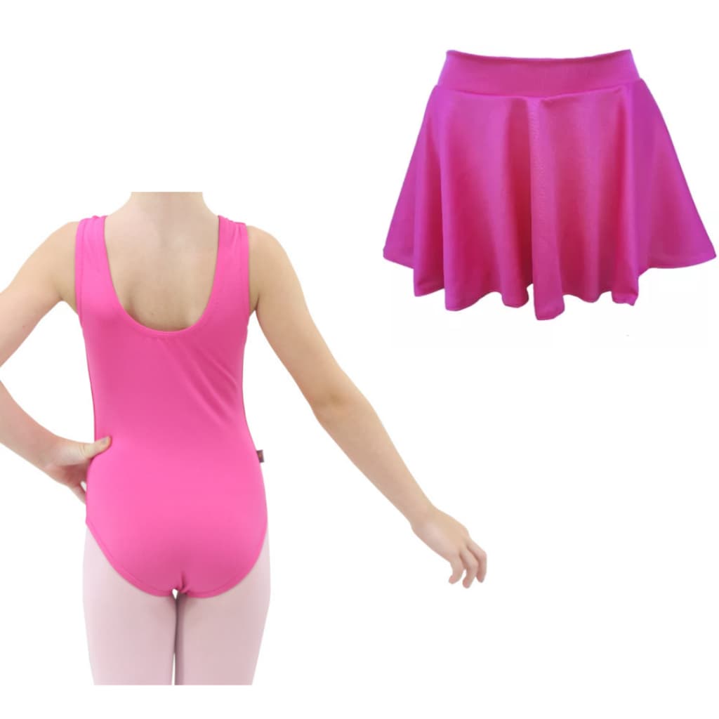 Kit Collant Regata + saia com cós Ballet Pink (medidas na descrição)