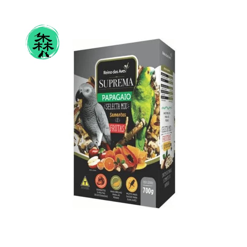 SUPREMA PAPAGAIO Selecta Mix 700g - Reino Das Aves