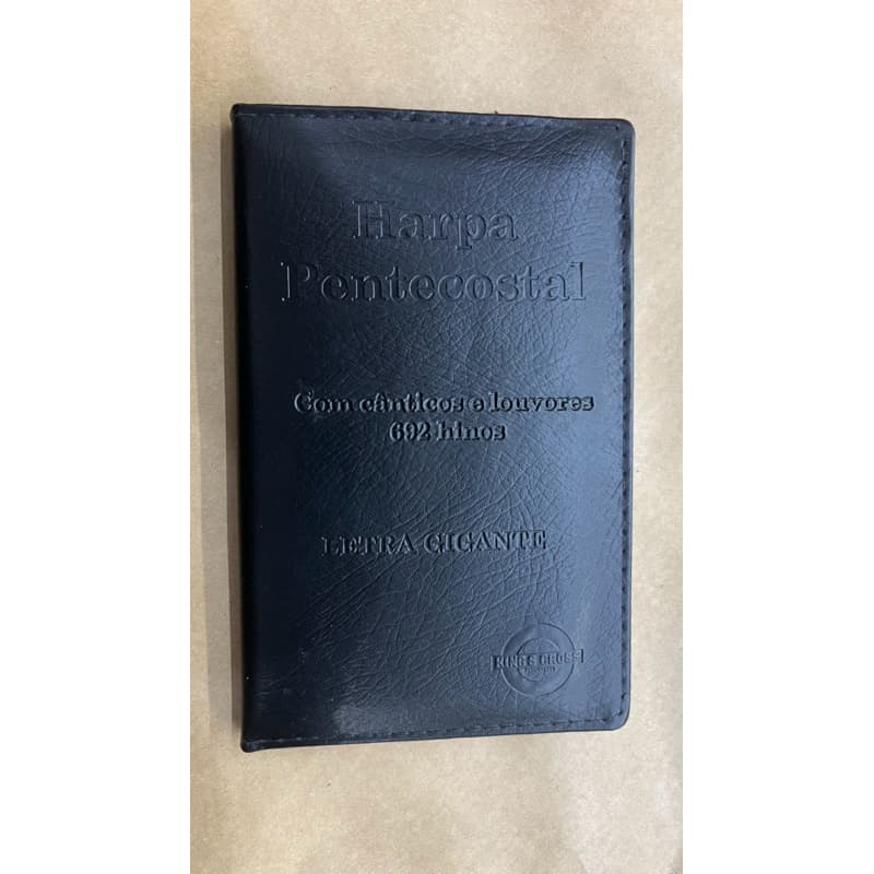 1 Harpa Pentecostal capa luxo 692 hinos letra gigante