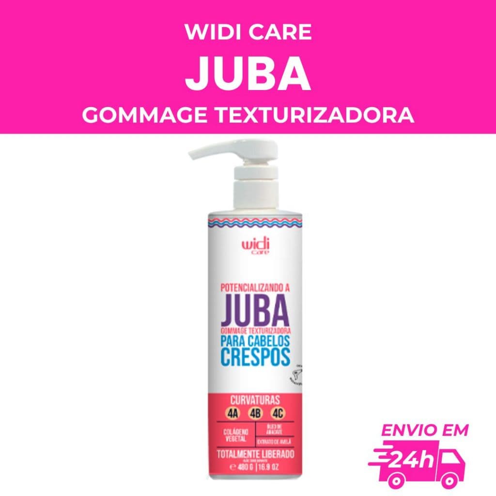 POTENCIALIZANDO A JUBA GOMMAGE TEXTURIZADORA CONDICIONANTE - WIDI CARE - 480 GR