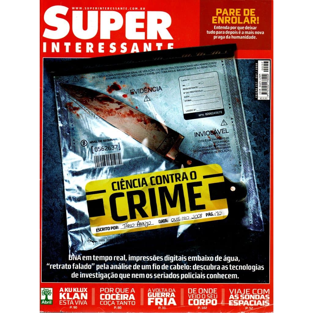 Revista Super Interessante, Nº 257, Outubro De 2008