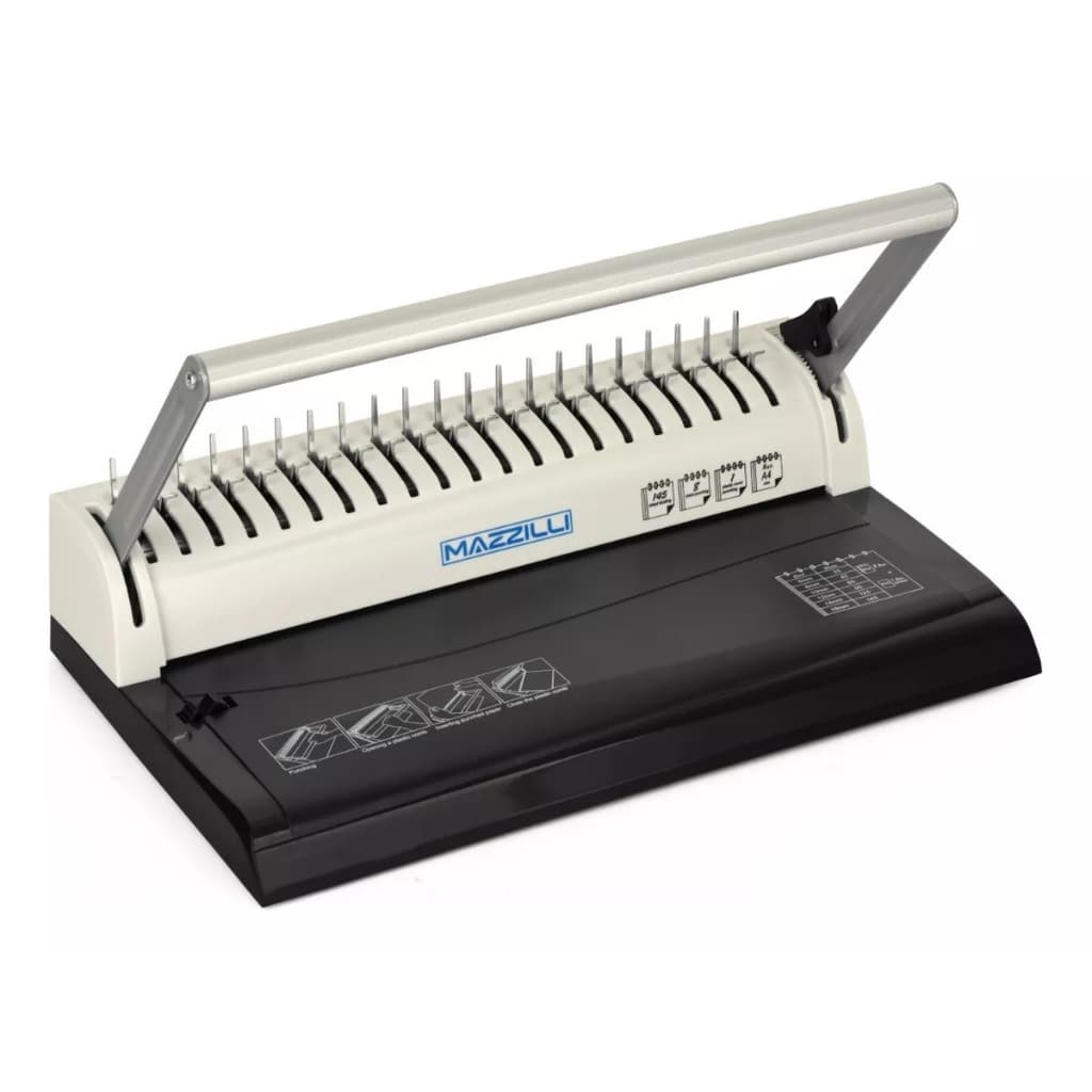 Encadernadora Perfuradora Manual Para Garras Plasticas Papel A4