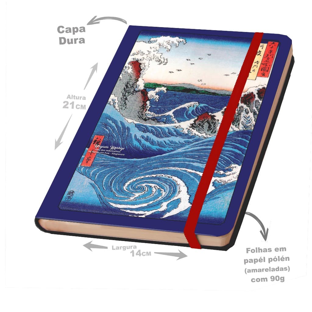 Caderno sketchbook ou anotações ARTES Orientais Capa dura