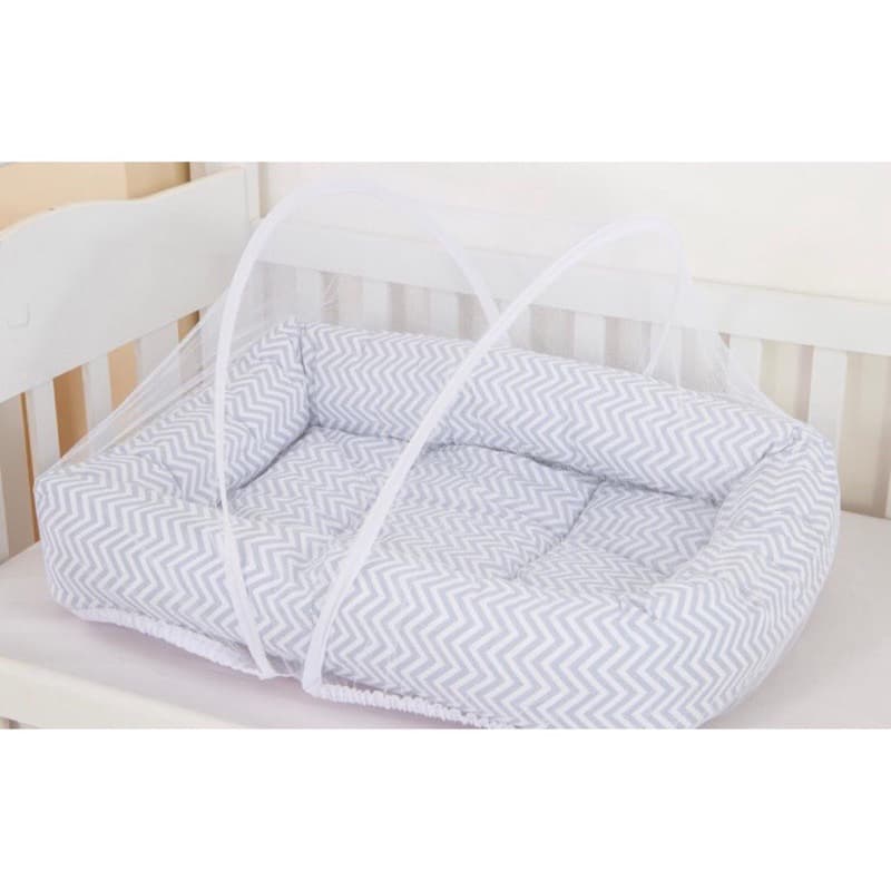 Mosquiteiro para Ninho Redutor de Berço Branco Avulso Universal