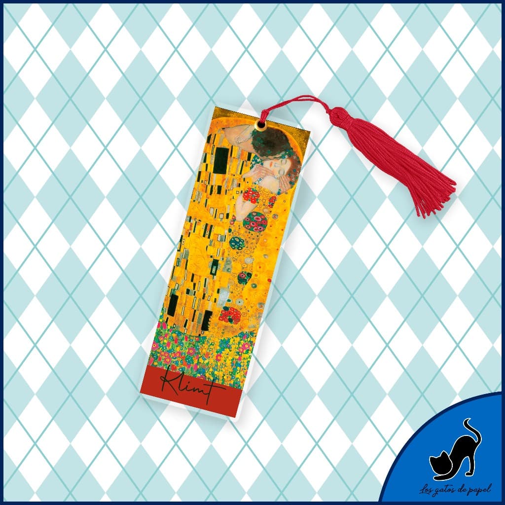 Marcador de página - Série Pintores: Gustav Klimt (O beijo)