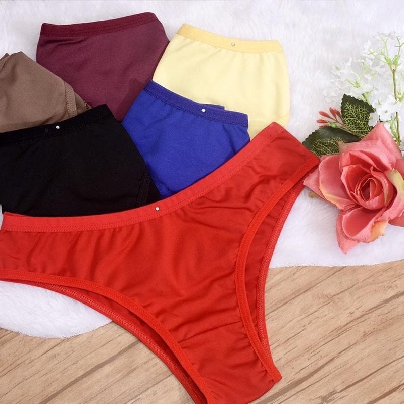 KIT 10 Calcinhas Conforto em Microfibra Adulto