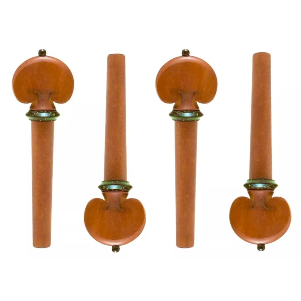 Kit 04 Cravelhas Boxwood Violino 4/4 Heart Coração Índia