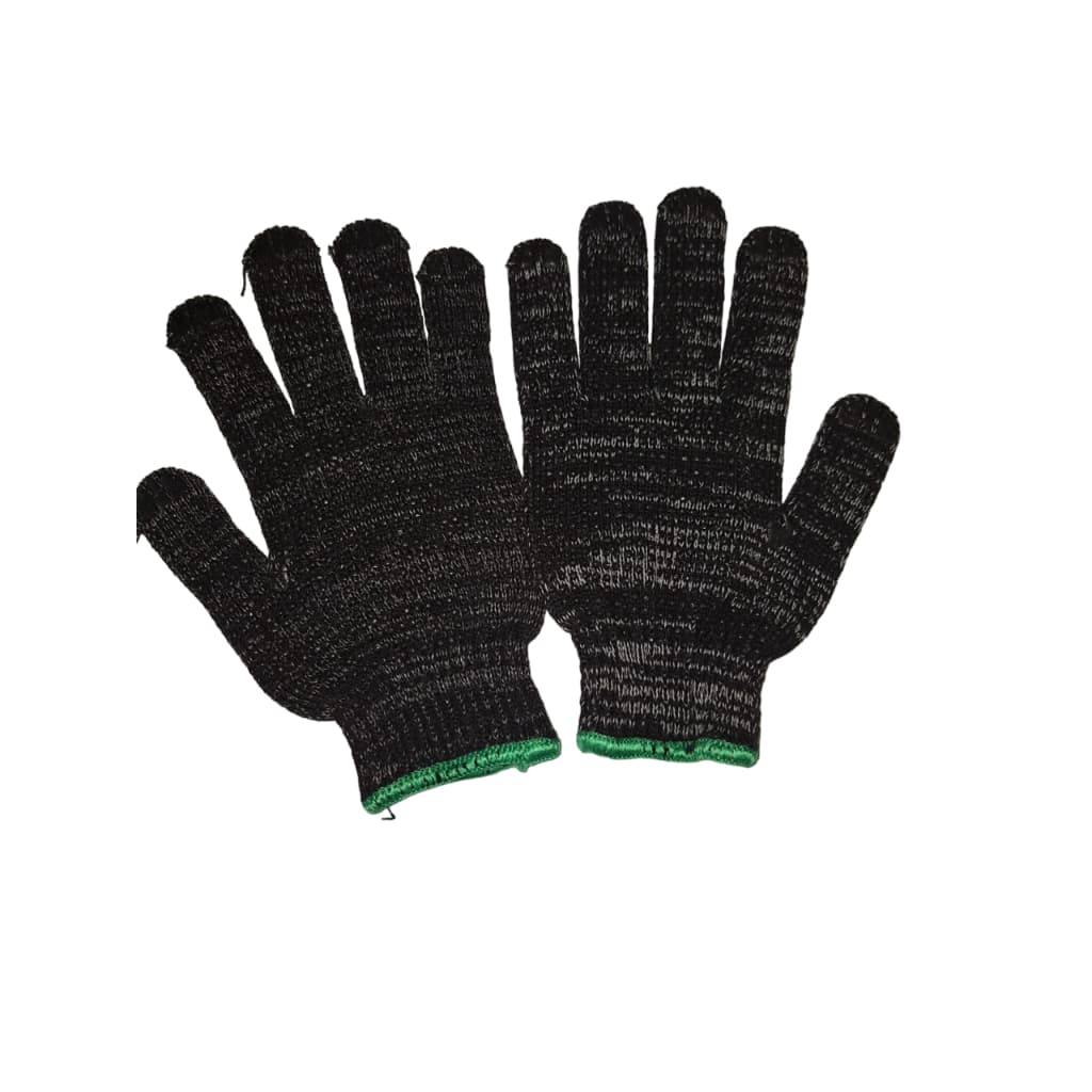 Kit 12 Luva De Segurança Pigmentada Mesclada Malha Tricotada