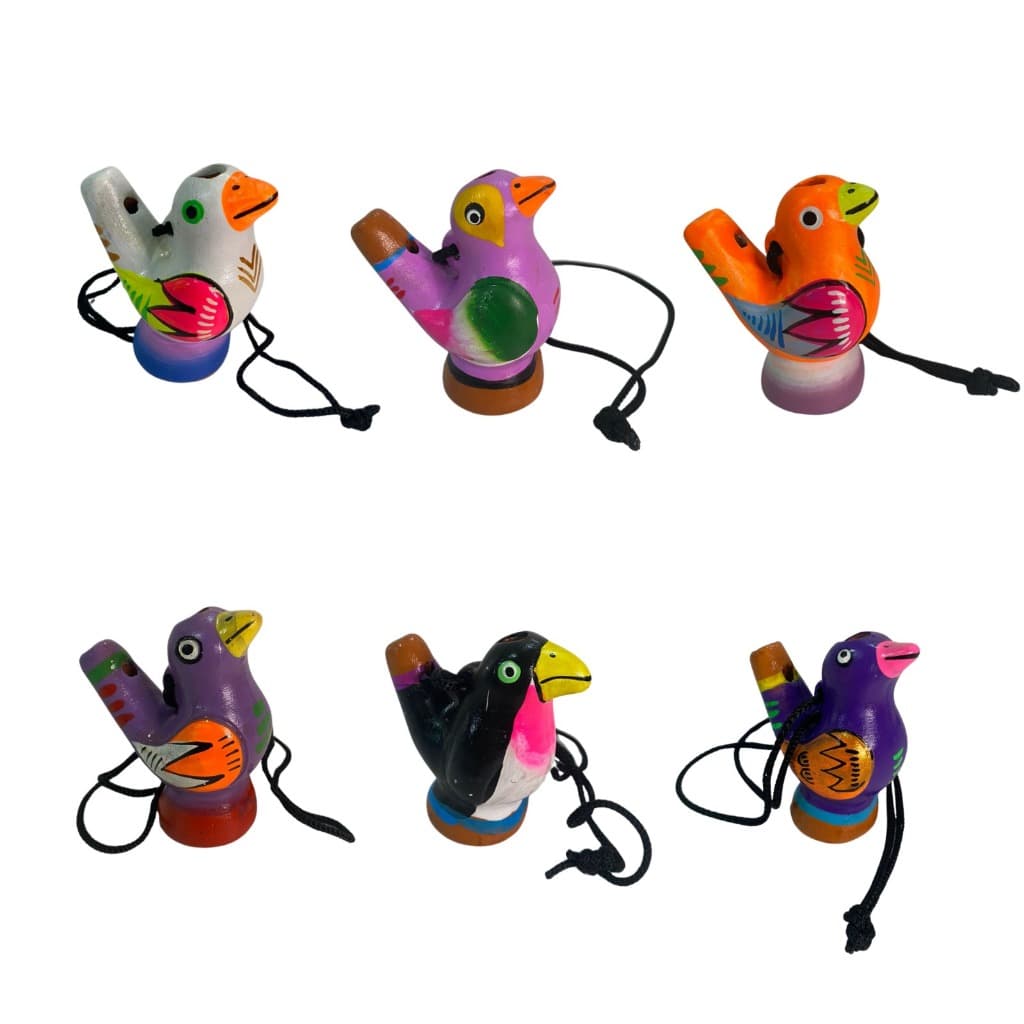 Apito De Cerâmica Som De Passarinho - Cor Sortida