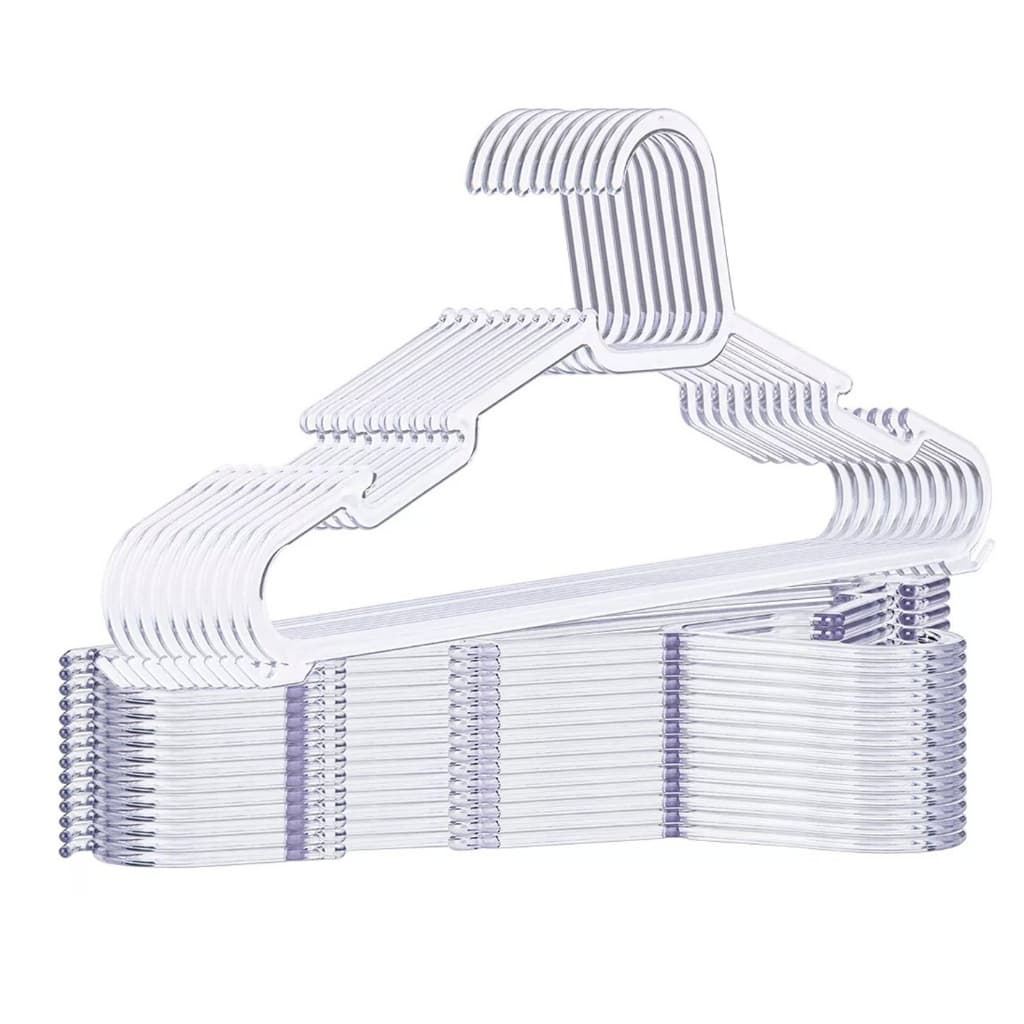 50 cabides acrílico adulto reforçado para loja direto da fabrica