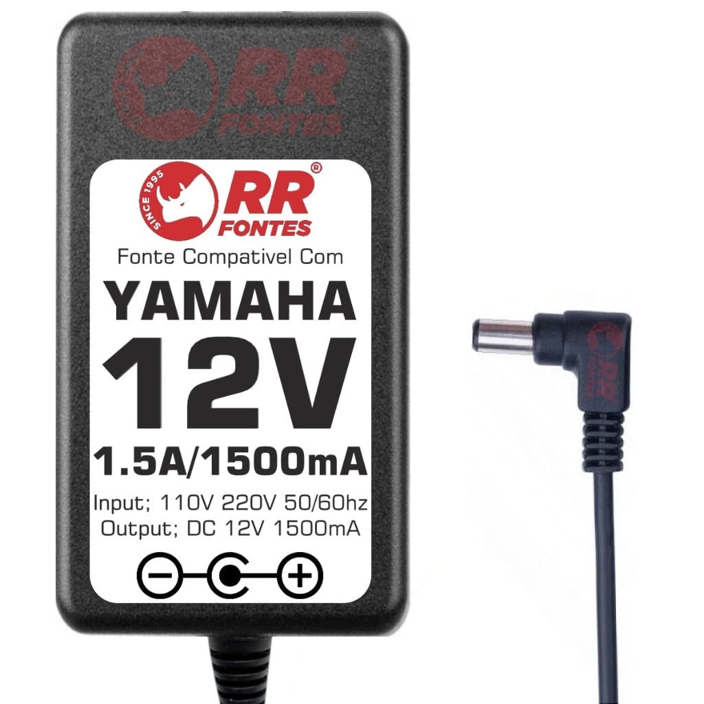Fonte 12v Para Teclado Yamaha DSR-2000 DSR-500 DX100 DX27