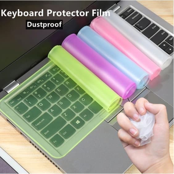 Notebook Teclado Universal Film/Laptop Silicone À Prova De Poeira Película Protetora/D'água Claro