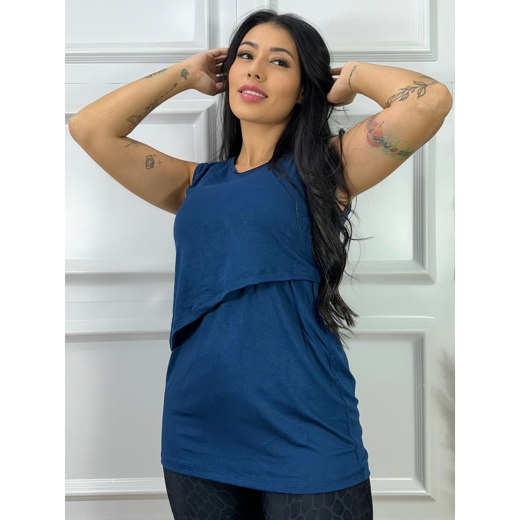 Regata de Amamentação Yasmim - Gestante, Lactante