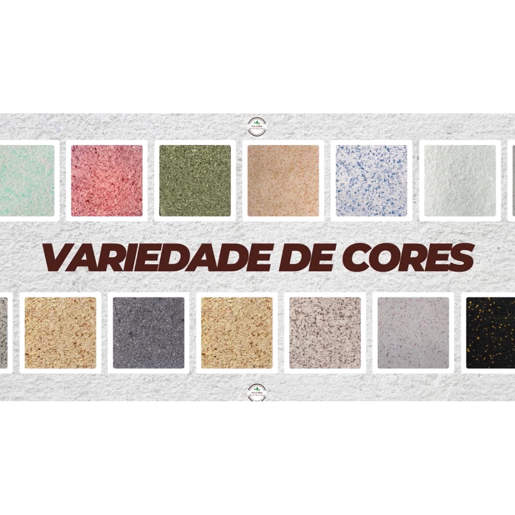 Papel de Parede Líquido Ecocollor/Diversas Cores Kit - 1 Pacote (Mica, Cola + Desempenadeira)