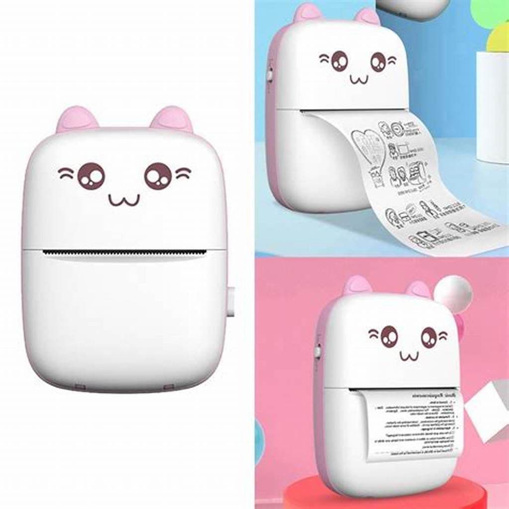 Mini Impressora Térmica De Bolso Portátil Sem Fio Bluetooth Android IOS Não Usa Tinta Multifunções