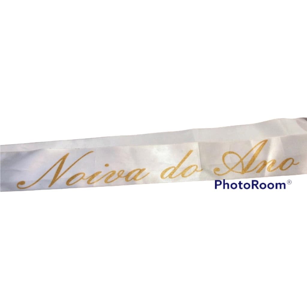 FAIXA NOIVA DO ANO DOURADA / despedida solteira