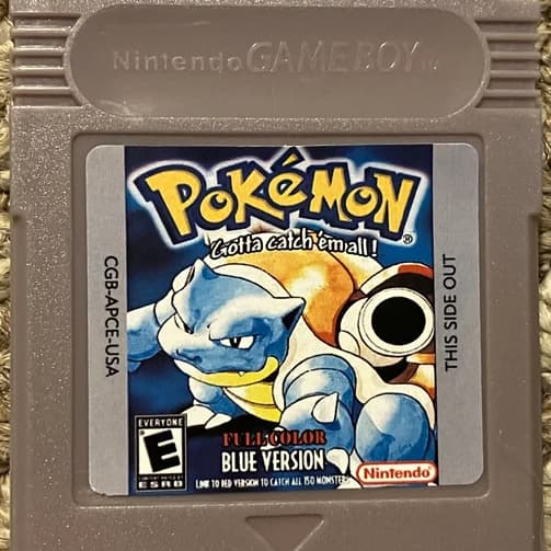 Pockémon Blue Game Boy Color ( salvando)