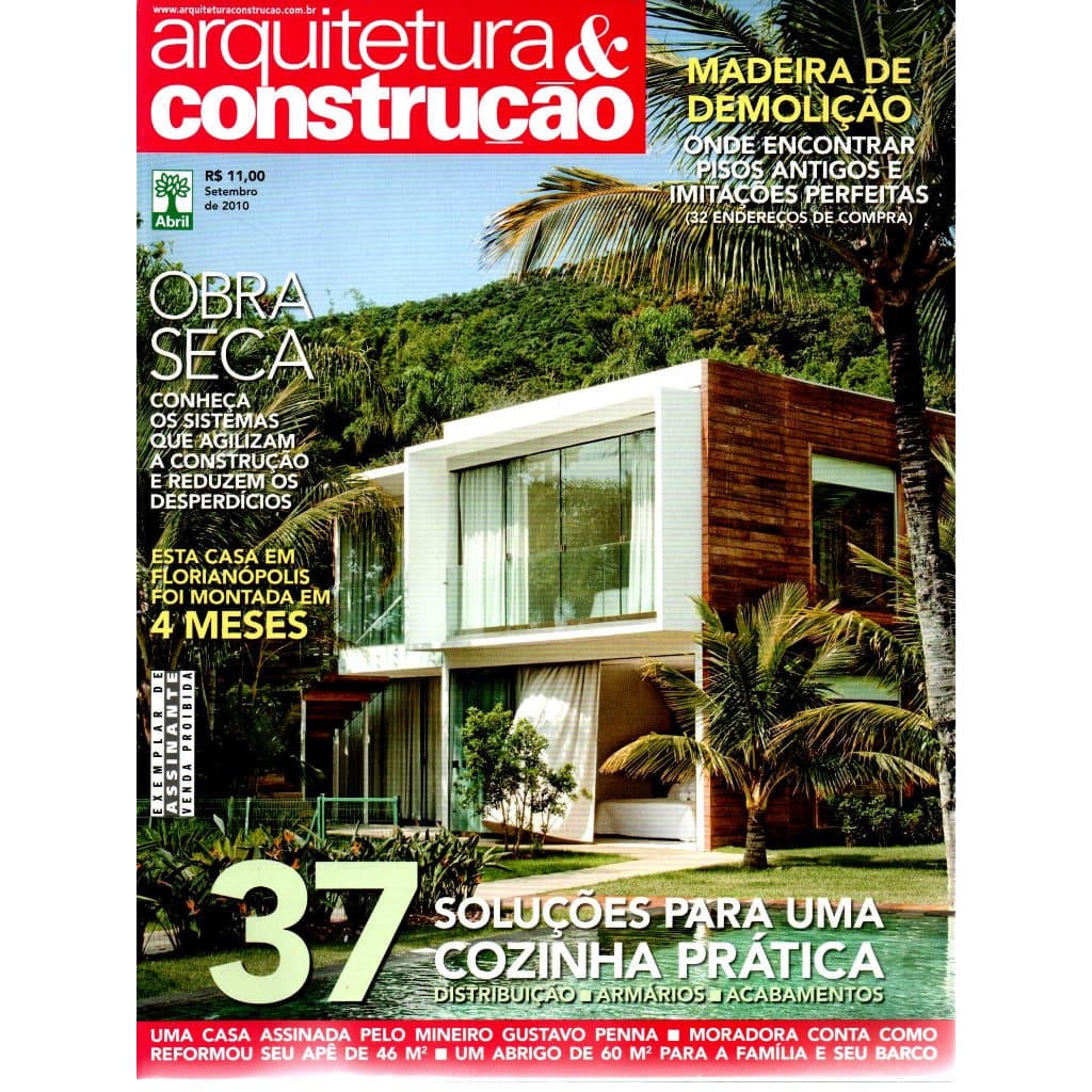 Revista Arquitetura e Construção, Setembro, 2010
