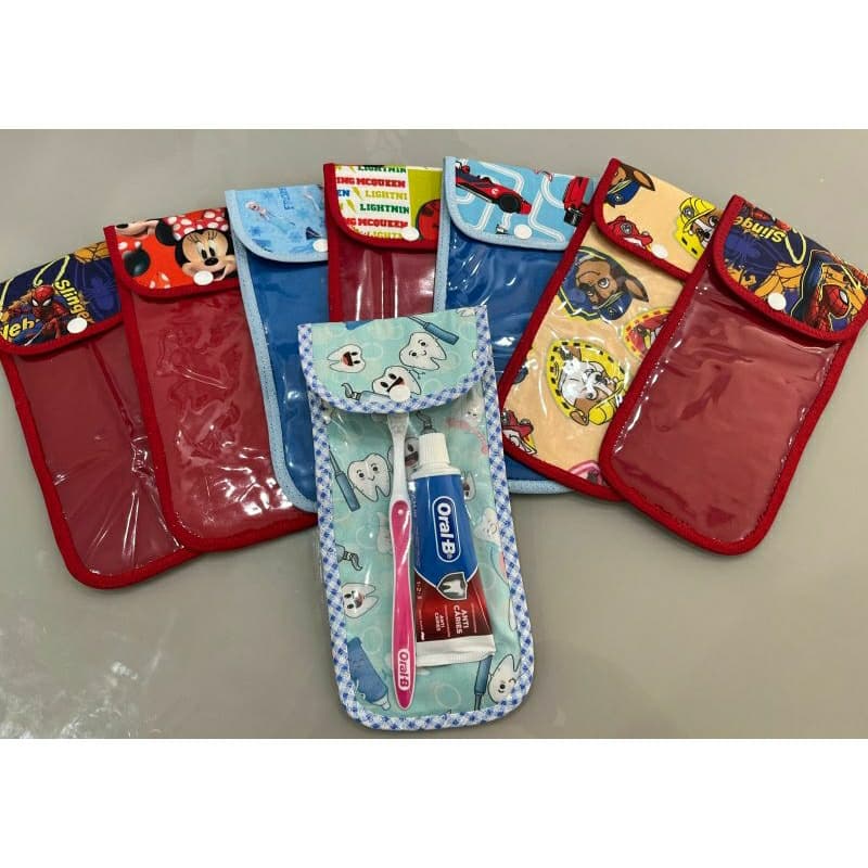 Kit de higiene tecido para escola ou trabalho