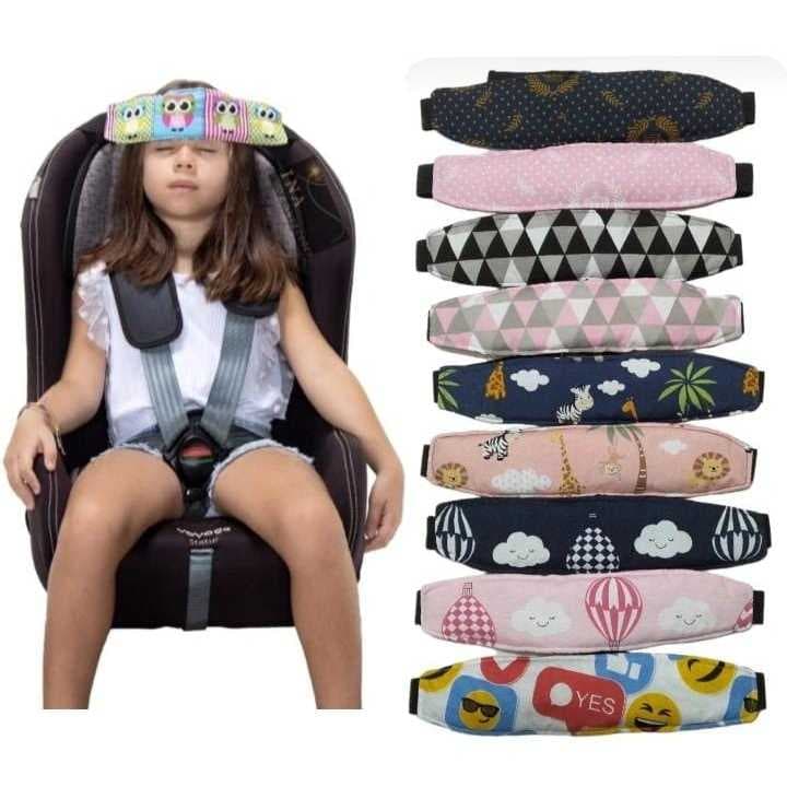 Faixa De Fixação De Segurança Para Crianças / Cinto Com Suporte Para Cabeça De Dormir Para Bebês