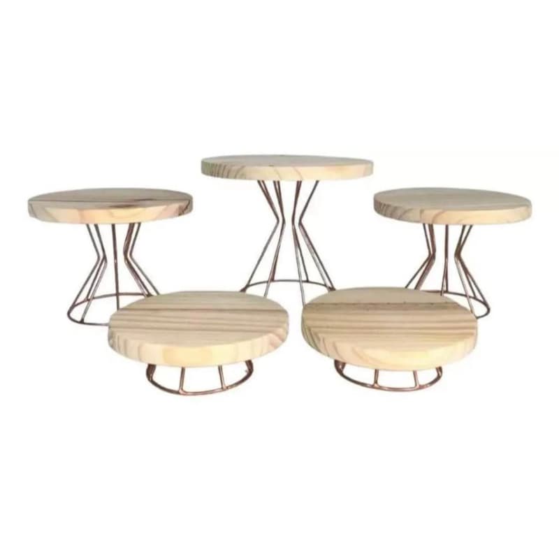 kit com 5 boleiras e doceiras para decorar sua festa !