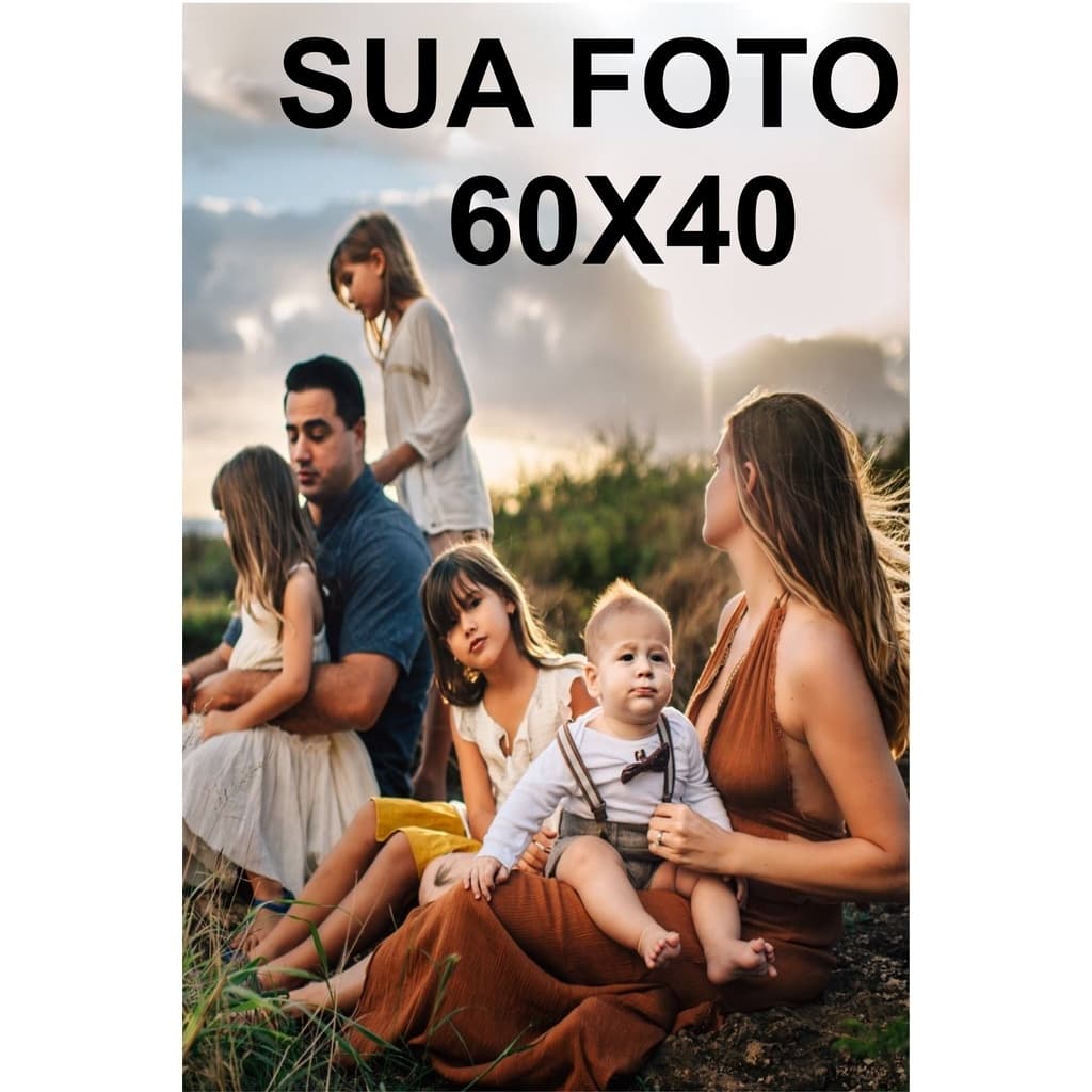 Placa Quadro Decorativo 60x40 Personalizado Com sua Foto/Imagem