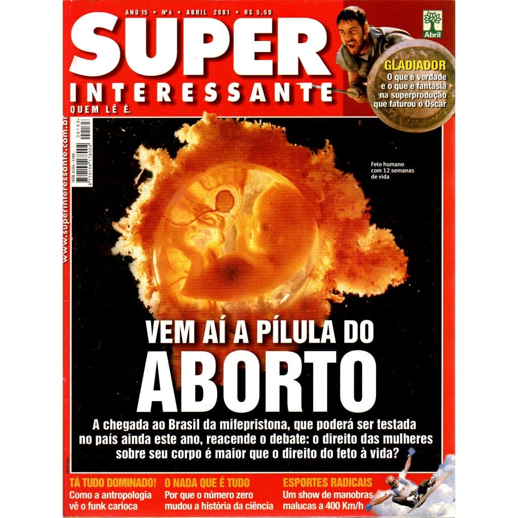 Revista Super Interessante, Ano 15,  Nº 04, Abril De 2001