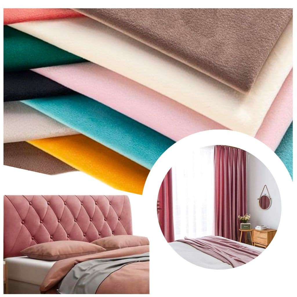 Tecido Veludo Puro Macio Forração Revestimento e Reforma de Sofa (superior que Suede)