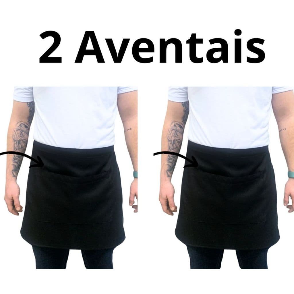 2 Aventais Cintura Tipo Saia Para Barista Garçon Chef Cozinha Unissex Restaurante Cozinha Lanchonete