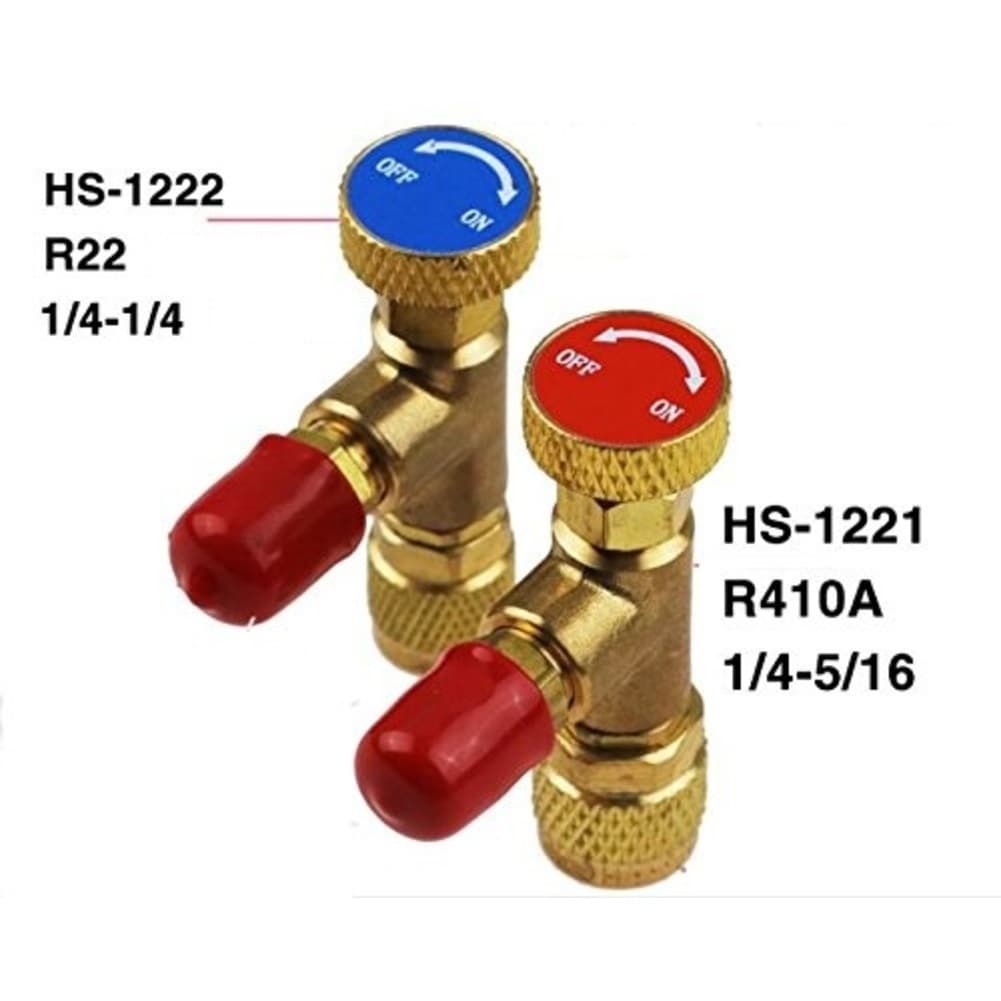 Válvula Acionadora Schrader Controle Gás 1/4 5/16 R22 R410a