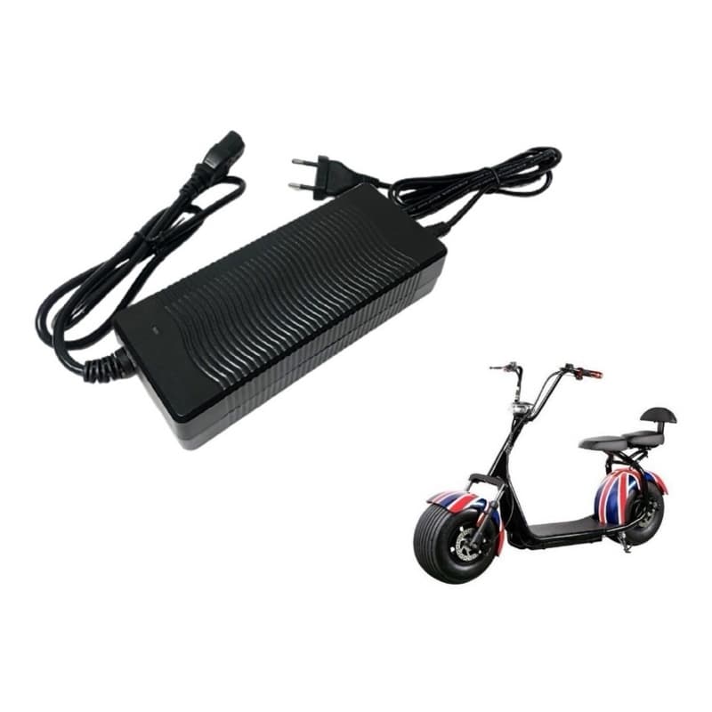 Carregador De Bateria 60v-2a para Scooter Elétrica Chopper