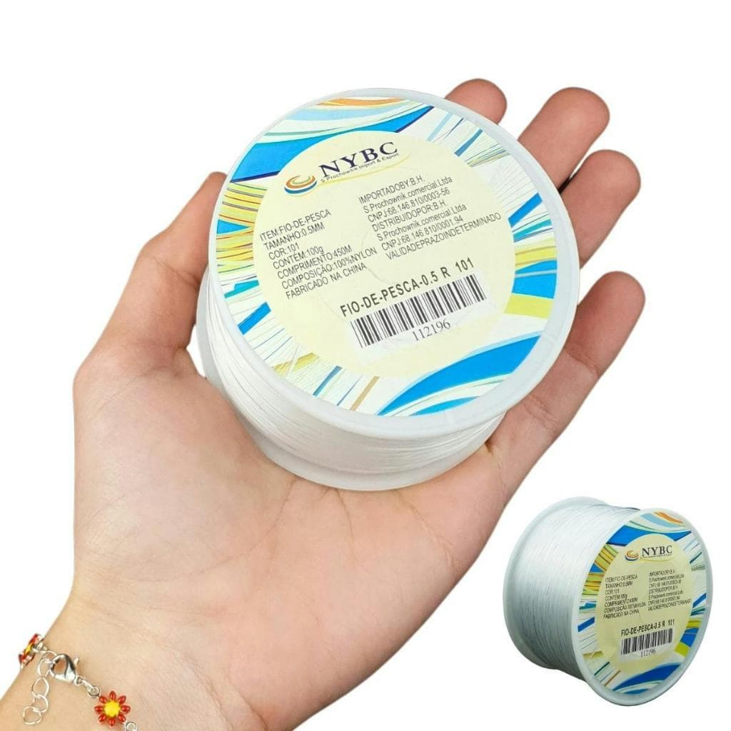 Fio De Nylon 0.2 / 0.3 / 0.35 / 0.4 / 0.45 / 0.5mm - Fio de Pesca - BRX