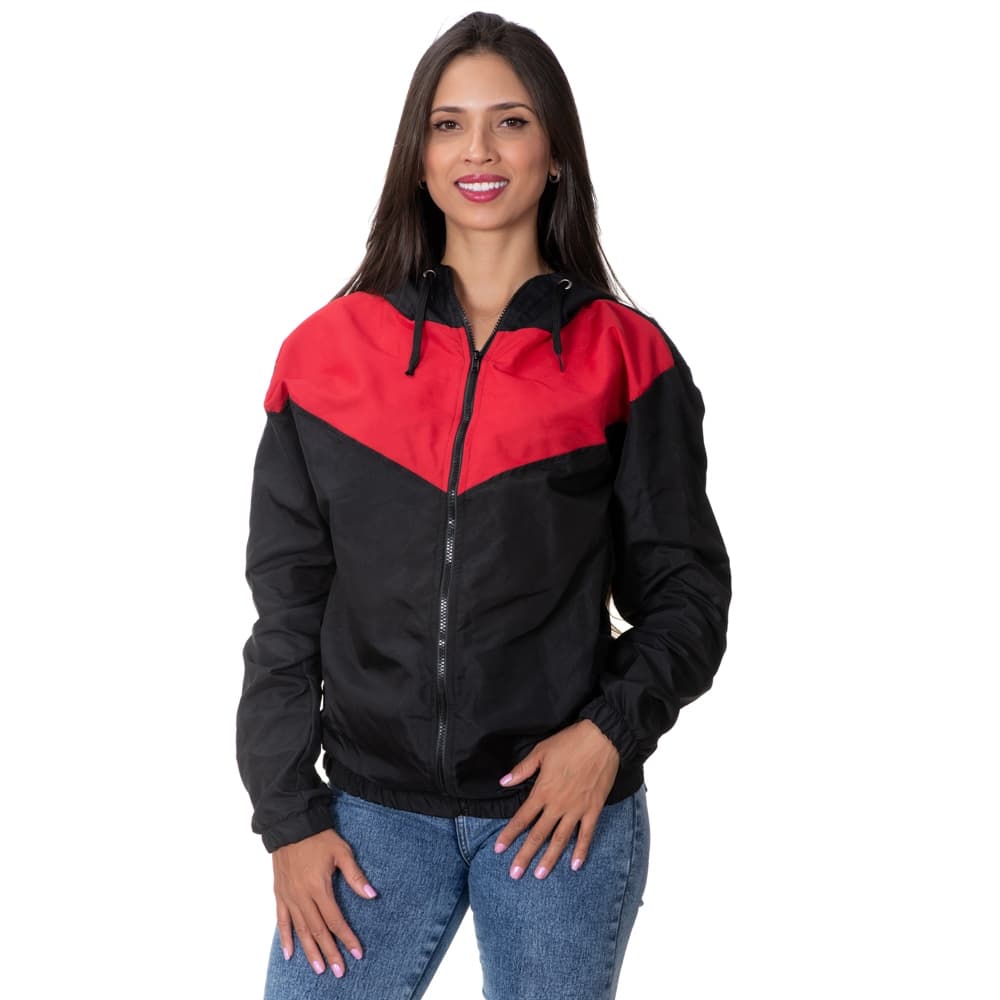 Jaqueta Feminina Corta Vento Impermeável Vermelho Stillos Abrigo Feminino