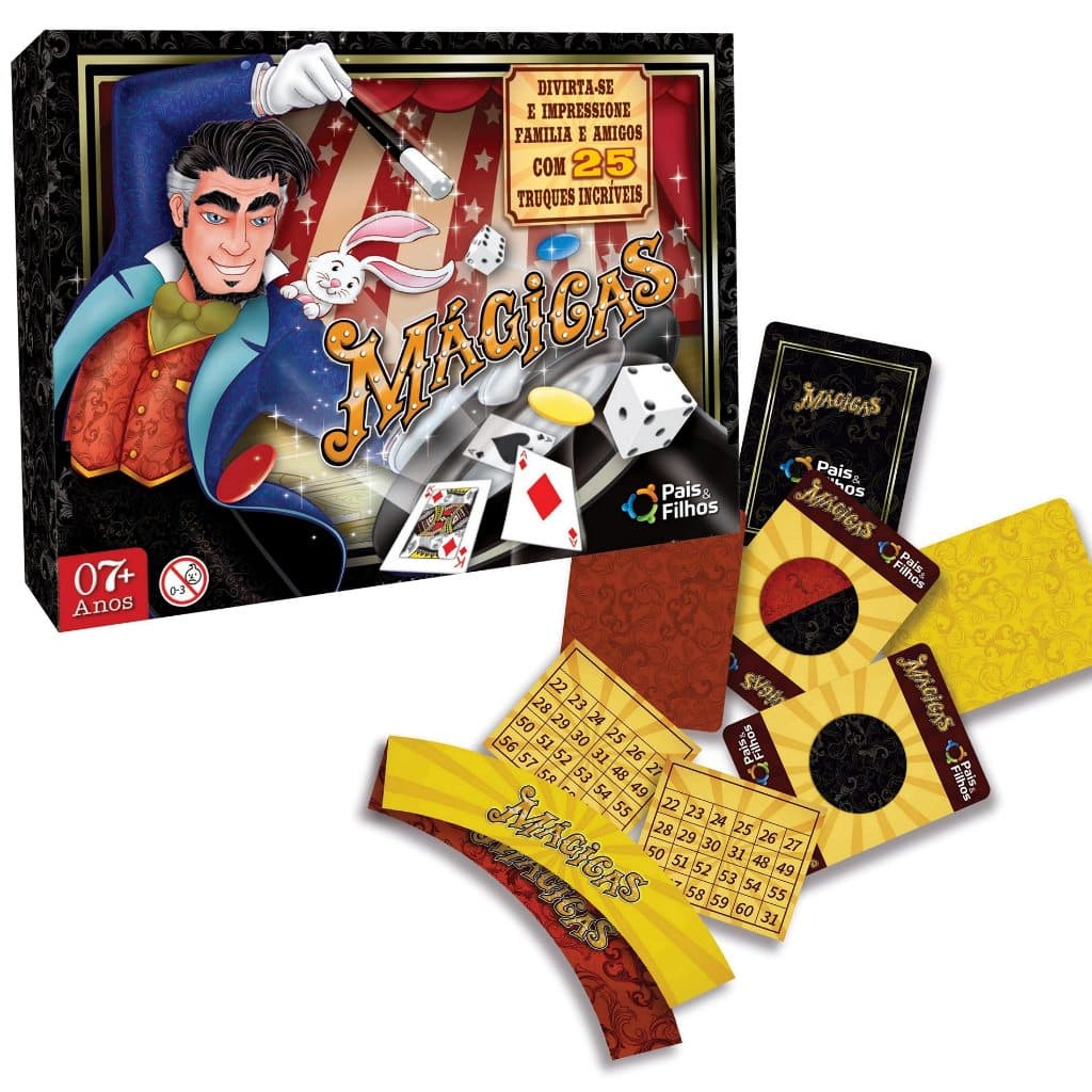 Kit Magicas Truques Infantil Com Acessorios 2805 - Pais E Filhos