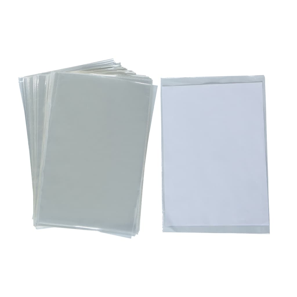 50 Saquinho Plástico Para Guardar Folha Suft A4 22x32-006
