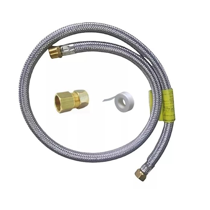 Kit Instalação Gás Encanado Mangueira 1,5m +adaptador Glp Gn