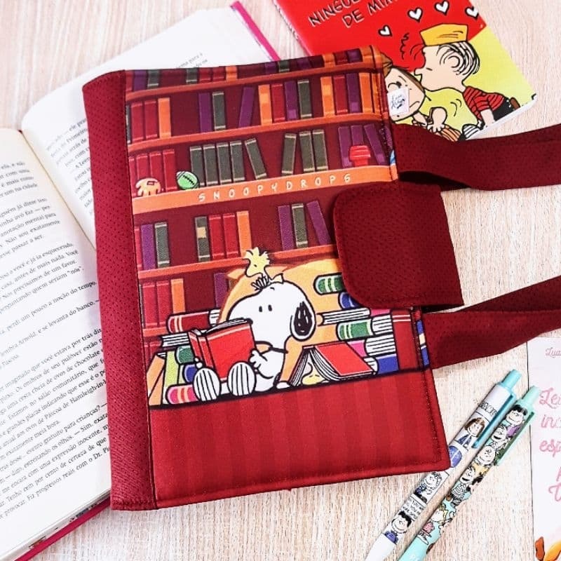 Capa Para Livros Com Alças - Estampas Variadas