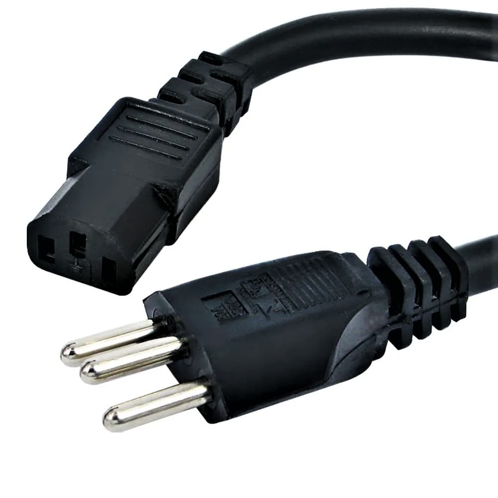 Cabo de forca 2,50mm plugue 20 Amperes 1,50 metros