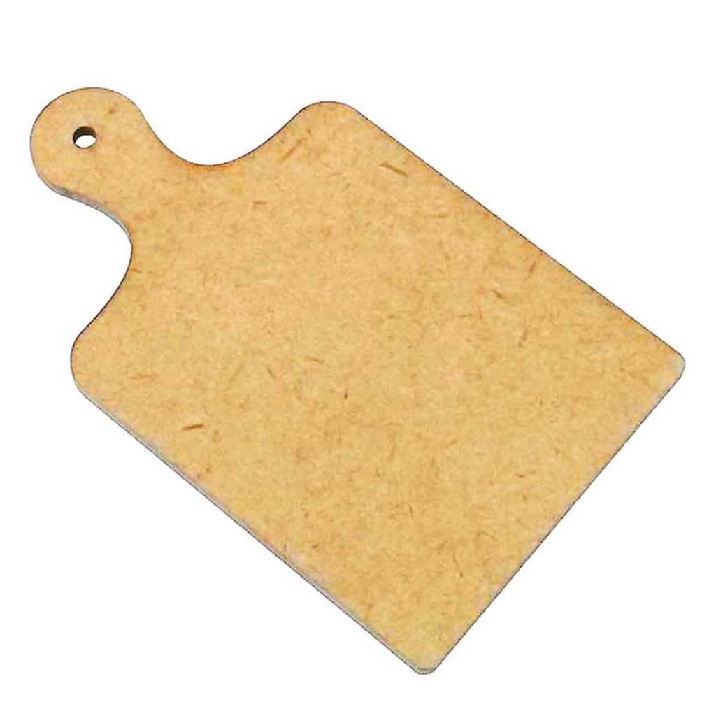 Kit 15 Mini Tábua Carne 20cm Mdf cru 3mm plaquinha Artesanato Chá Cozinha Bar porta frios doce chave