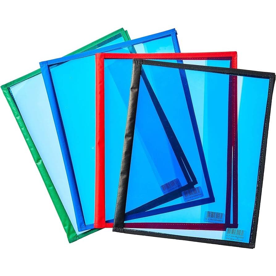 Capa de Acetato para cadernos Cores diversas A4 1 unidade