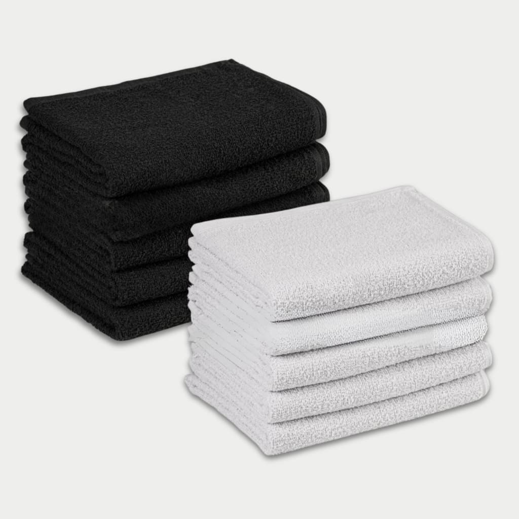 Kit com 30 Toalhas de Rosto Grande - Uso Profissional - Salão - Barbearia - Manicure