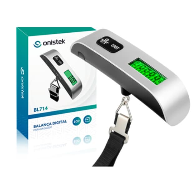 Balança Digital de Gancho para Mala de Viagem 50Kg ONISTEK - ON-BL714