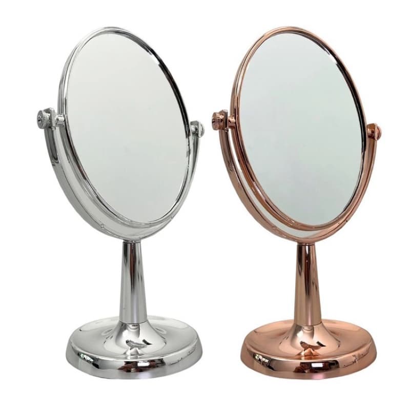 Espelho de Mesa Dupla Face de Formas Diferentes