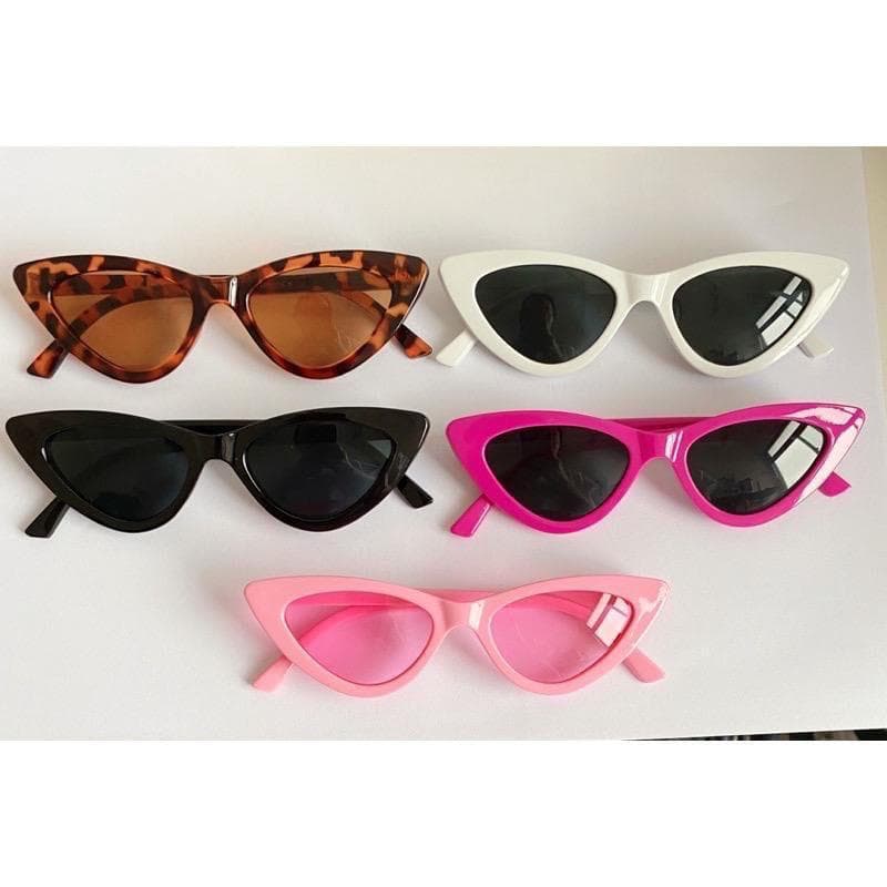 Óculos de Sol Infantil Gatinho Feminino Retro Retro Vintage Moda Menina Mini Diva Tendência Blogueirinha Verão Estilosa
