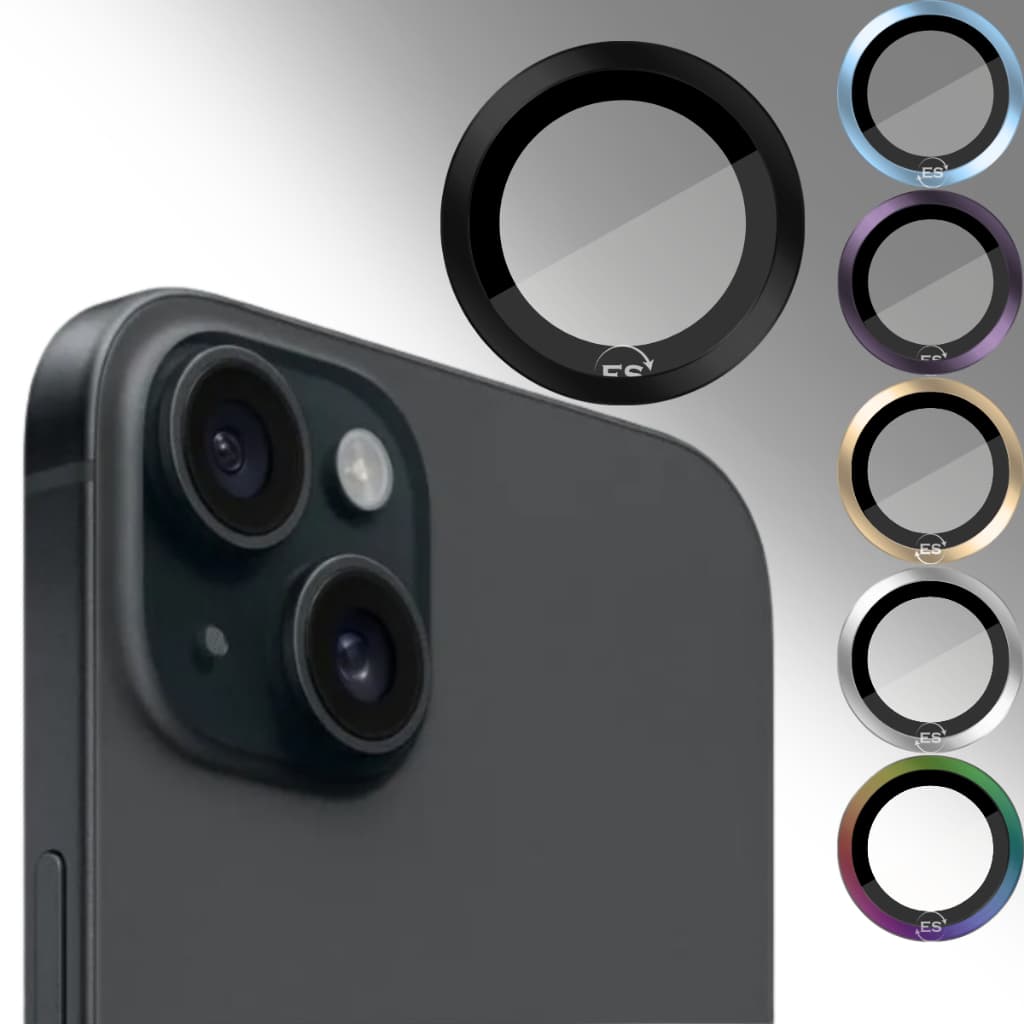 Kit Película Lente Câmera Compatível iPhone 14 e 14 Plus
