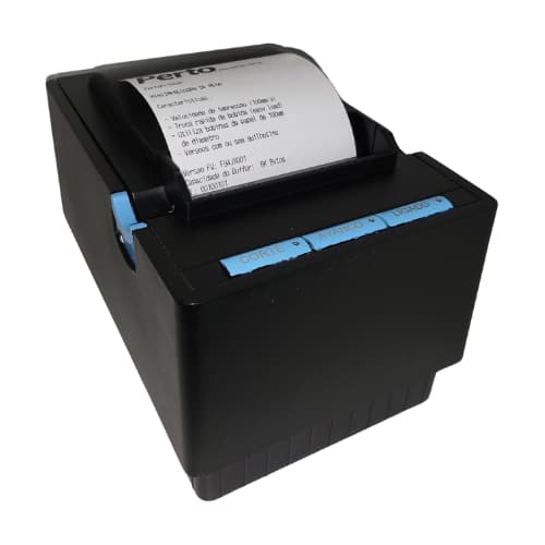 Impressora USB - Térmica 80MM - PERTO PRINTER - Preto
