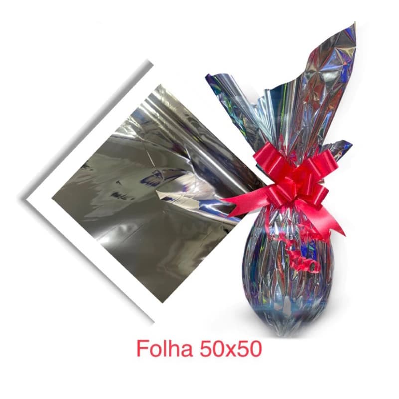 150 folhas de embalagem de ovo de Páscoa folha  laminada tamanho 50x50