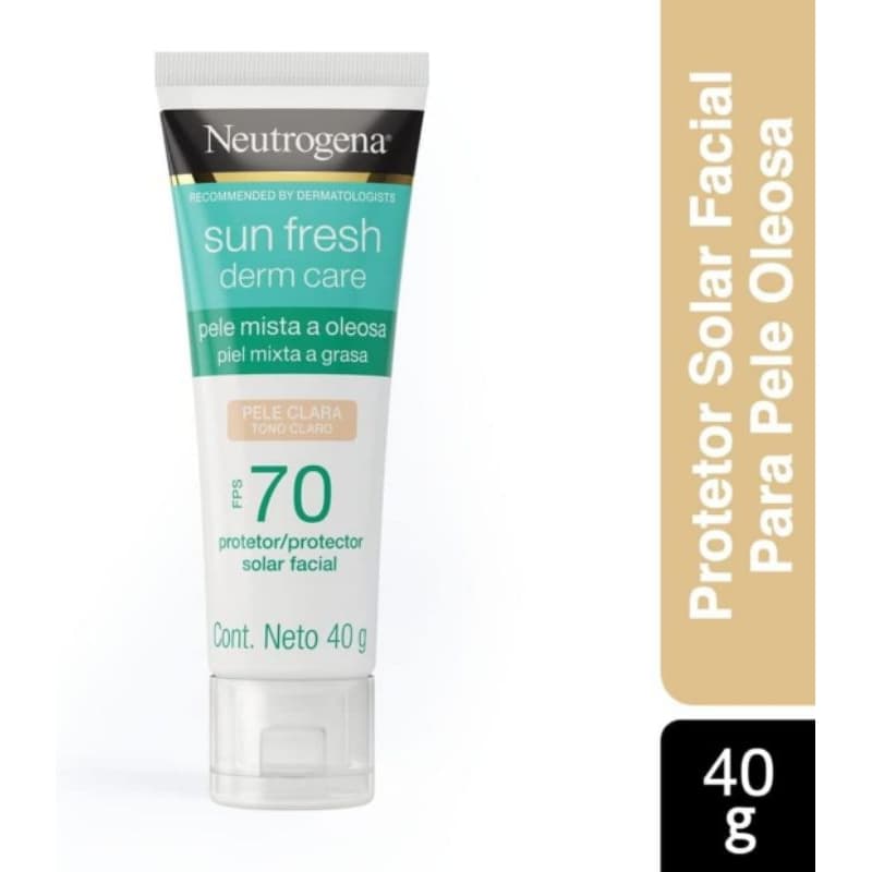 Neutrogena Protetor Solar Sun Fresh Pele Oleosa Clara Fps 70 