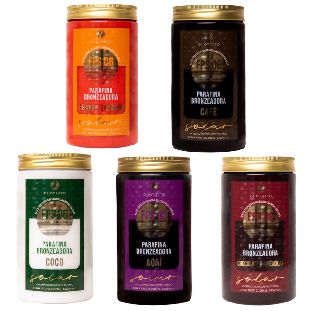 Parafina Bronzeadora Duotrato 830g