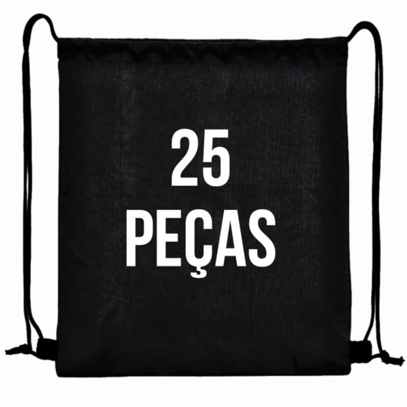 25 Mochilas de Saco Esporte Academia Chuteira Roupas Raquete Atacado Para Personalização